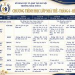 Chương trình học hè lớp nhà trẻ tháng 6 năm 2026
