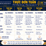 Thực đơn tháng 6.2026 của trẻ